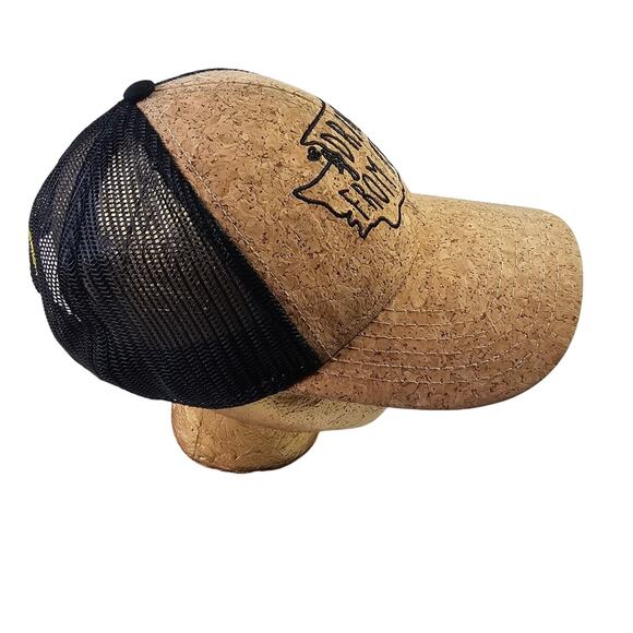 Drink Wine From Here in‎ Oregon Hat. Cork Brimmed Mercom Baseball Mesh Snapback - Picture 3 of 8